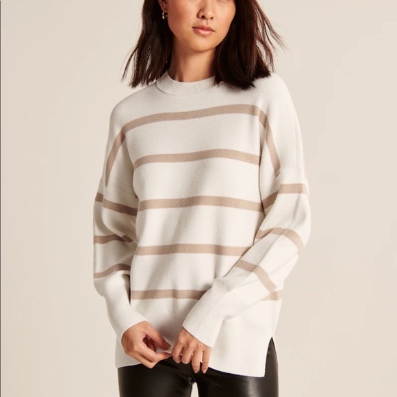 Abercrombie u0026 Fitch | Sweaters | Abercrombie Luxeloft Oversized Crewneck  Sweater | Poshmark